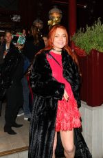LINDSAY LOHAN Leaves Lou Lou