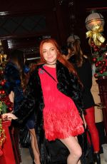 LINDSAY LOHAN Leaves Lou Lou