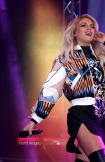 LOUISA JOHNSON Performs at Meadowhall Christmas lLights Switch On in Sheffield 11/03/2016