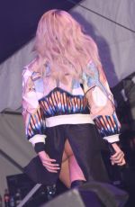 LOUISA JOHNSON Performs at Meadowhall Christmas lLights Switch On in Sheffield 11/03/2016