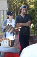 LUCY HALE at Aroma Cafe in Studio City 11/22/2016