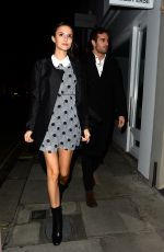 LUCY WATSON Leaves Five Years of Gazelli Party in London 11/10/2016