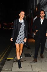 LUCY WATSON Leaves Five Years of Gazelli Party in London 11/10/2016