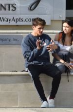MADISON BEER Escape a Car Crash in Beverly Hills 11/16/2016