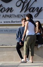 MADISON BEER Escape a Car Crash in Beverly Hills 11/16/2016