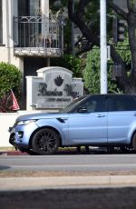 MADISON BEER Escape a Car Crash in Beverly Hills 11/16/2016