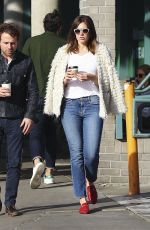 MANDY MOORE Out for Coffee in Los Angeles 11/23/2016