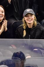 MARGOT ROBBIE at New York Rangers Game in New York 11/27/2016