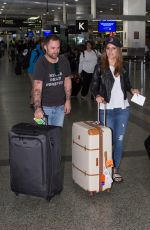 MARIA MENOUNOS at Tullamarine Airport in Melbourne 11/02/2016