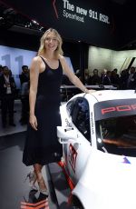 MARIA SHARAPOVA at Porsche Press Conference at Los Angeles Autoshow 11/16/2016