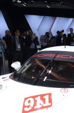 MARIA SHARAPOVA at Porsche Press Conference at Los Angeles Autoshow 11/16/2016