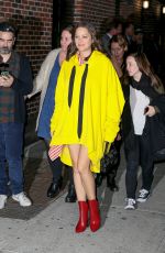 MARION COTILLARD Arrives at Late Show with Stephen Colbert in New York 11/16/2016