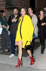 MARION COTILLARD Arrives at Late Show with Stephen Colbert in New York 11/16/2016