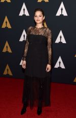 MARION COTILLARD at AMPAS’ 8th Annual Governors Awards in Hollywood 11/12/2016