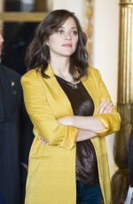 MARION COTILLARD at Officier Des Arts et Lettres in Paris 11/19/2016