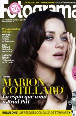 MARION COTILLARD in Fotogramas Magazine, Spain December 2016 Issue