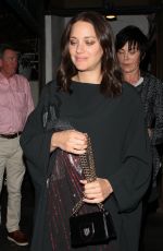 MARION COTILLARD Out for Dinner at Madeo Restaurant in West Hollywood 11/13/2016