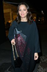 MARION COTILLARD Out for Dinner at Madeo Restaurant in West Hollywood 11/13/2016
