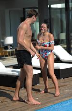 MARNIE SIMPSON and Lewis Bloor at a Pool in Ibiza 11/11/2016