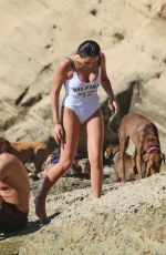 MARNIE SIMPSON in Swimsuit at a Beach in Ibiza 10/28/2016