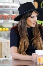 MEGAN MCKENNA at Towie Set at Health Garden in Essex 10/30/2016
