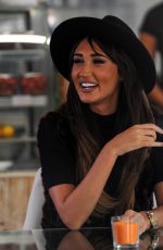 MEGAN MCKENNA at Towie Set at Health Garden in Essex 10/30/2016