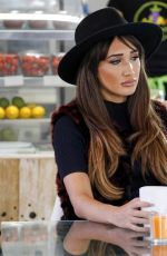 MEGAN MCKENNA at Towie Set at Health Garden in Essex 10/30/2016