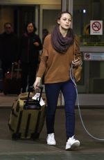 MELLISA BENOIST at Airport in Vancouver 11/27/2016