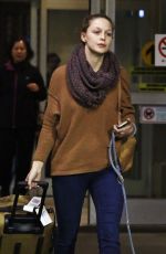 MELLISA BENOIST at Airport in Vancouver 11/27/2016
