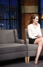 MICHELLE DOCKERY at The Late Show with Seth Meyers in New York 11/14/2016