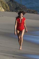 MICHELLE MONAGHAN on the Set of a Photoshoot in Malibu 11/08/2016
