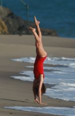 MICHELLE MONAGHAN on the Set of a Photoshoot in Malibu 11/08/2016