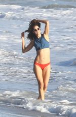 MICHELLE MONAGHAN on the Set of a Photoshoot in Malibu 11/08/2016