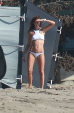 MICHELLE MONAGHAN on the Set of a Photoshoot in Malibu 11/08/2016