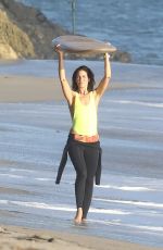 MICHELLE MONAGHAN on the Set of a Photoshoot in Malibu 11/08/2016