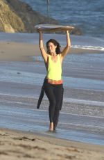 MICHELLE MONAGHAN on the Set of a Photoshoot in Malibu 11/08/2016