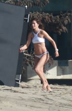 MICHELLE MONAGHAN on the Set of a Photoshoot in Malibu 11/08/2016