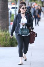 MICHELLE TRACHTENBERG Out Shopping in Beverly Hills 11/22/2016