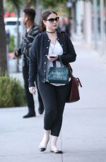 MICHELLE TRACHTENBERG Out Shopping in Beverly Hills 11/22/2016