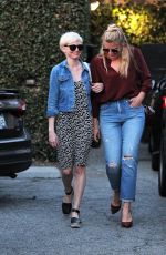 MICHELLE WILLIAMS and BUSY PHILIPPS Out in Beverly Hills 11/15/2016