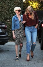 MICHELLE WILLIAMS and BUSY PHILIPPS Out in Beverly Hills 11/15/2016