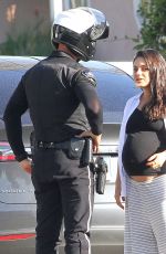 MILA KUNIS Out in Beverly Hills 11/07/2016