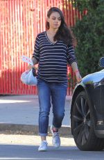 MILA KUNIS Out in Studio City 11/18/2016
