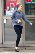 MILEY CYRUS at a Gas Station in Los Angeles 11/16/2016