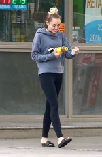 MILEY CYRUS at a Gas Station in Los Angeles 11/16/2016