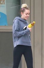 MILEY CYRUS at a Gas Station in Los Angeles 11/16/2016