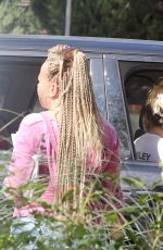 MILEY CYRUS Out to Vote in Los Angeles 11/08/2016