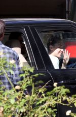 MILEY CYRUS Out to Vote in Los Angeles 11/08/2016