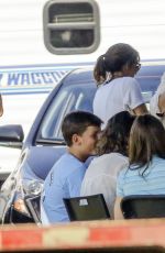 MILLA JOVOVICH on the Set of ‘Shock and Awe’ in New Orleans 10/31/2016