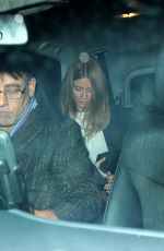 MILLIE MACKINTOSH Leaves Five Years of Gazelli Party in London 11/10/2016